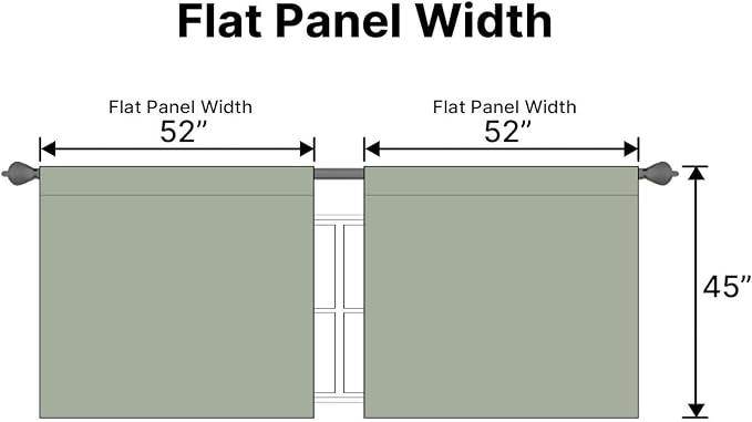 H.VERSAILTEX Blackout Curtains Thermal Insulated Window Treatment Panels Room - Image 7