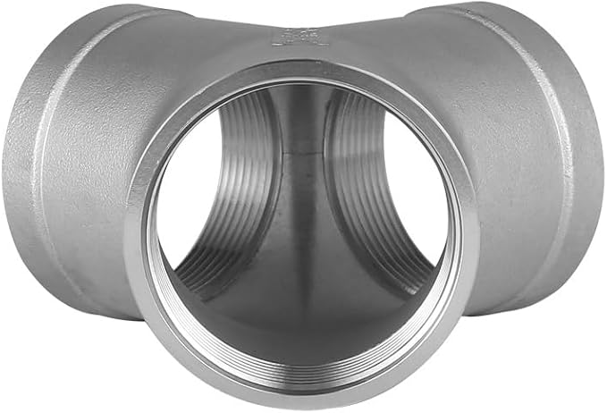 Stainless Steel 304 Tee NPT Female Y Shaped 3 Way Cast Pipe Fitting - Image 5