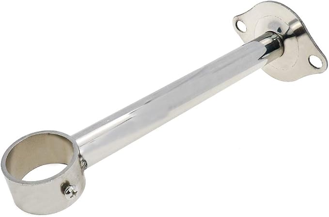 Ceiling-Mount Bracket Wardrobe Pipe Bracket Rod Lever Support Holder Fit 32 to - Image 5