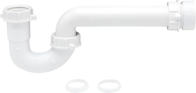 1-1/2 Inch P-Trap Kit, Polypropylene Tubular by JBProducts