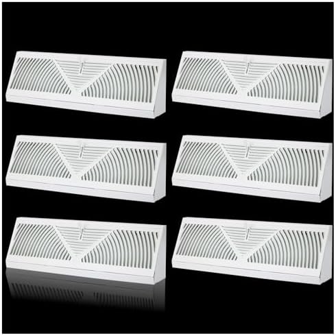 6PK 18 inch Baseboard Register Vent by EXCELFU