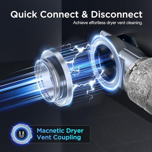 Magnetic Dryer Vent Coupling, 4-Inch Dryer Vent Connector - Image 2