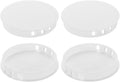 uxcell 4Pcs Plastic Hole Plugs, 65mm Flush Type Panel Plugs, Round Snap by uxcell