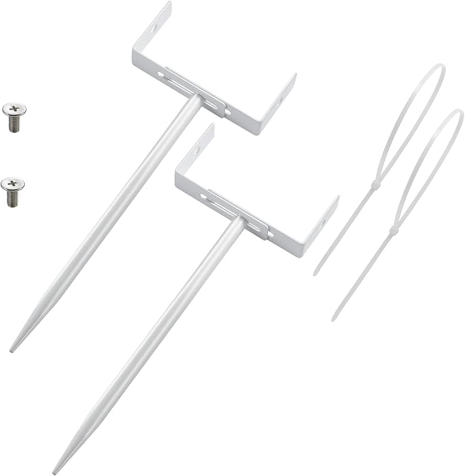 White Rainwater Downspout Bracket by WYSIYWYKA