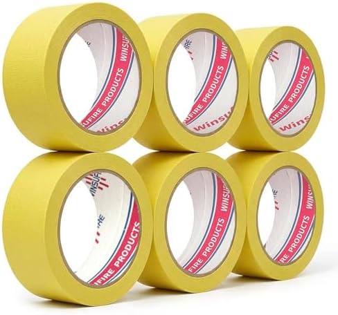 Yellow Masking Tape, Colored Painters Tape - Image 2
