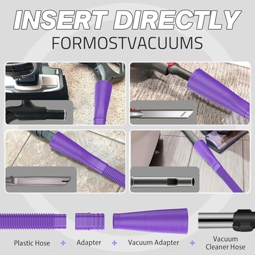 Sealegend 2 PCS Dryer Vent Cleaner Kit, Dryer Lint Vacuum Attachment&Brush - Image 3