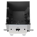 Black 2-Gang Adjustable Outlet Box, 34 Cubic Inch. Capacity –6" Length x 3-1/3" by YQMIGU