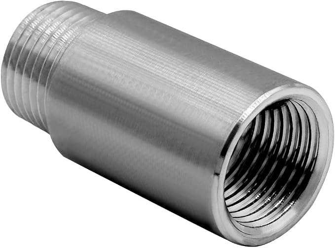 Stainless Steel Pipe Fitting 1/2" NPT Male x 1/2" NPT Female Thread Nipple Cast - Image 3