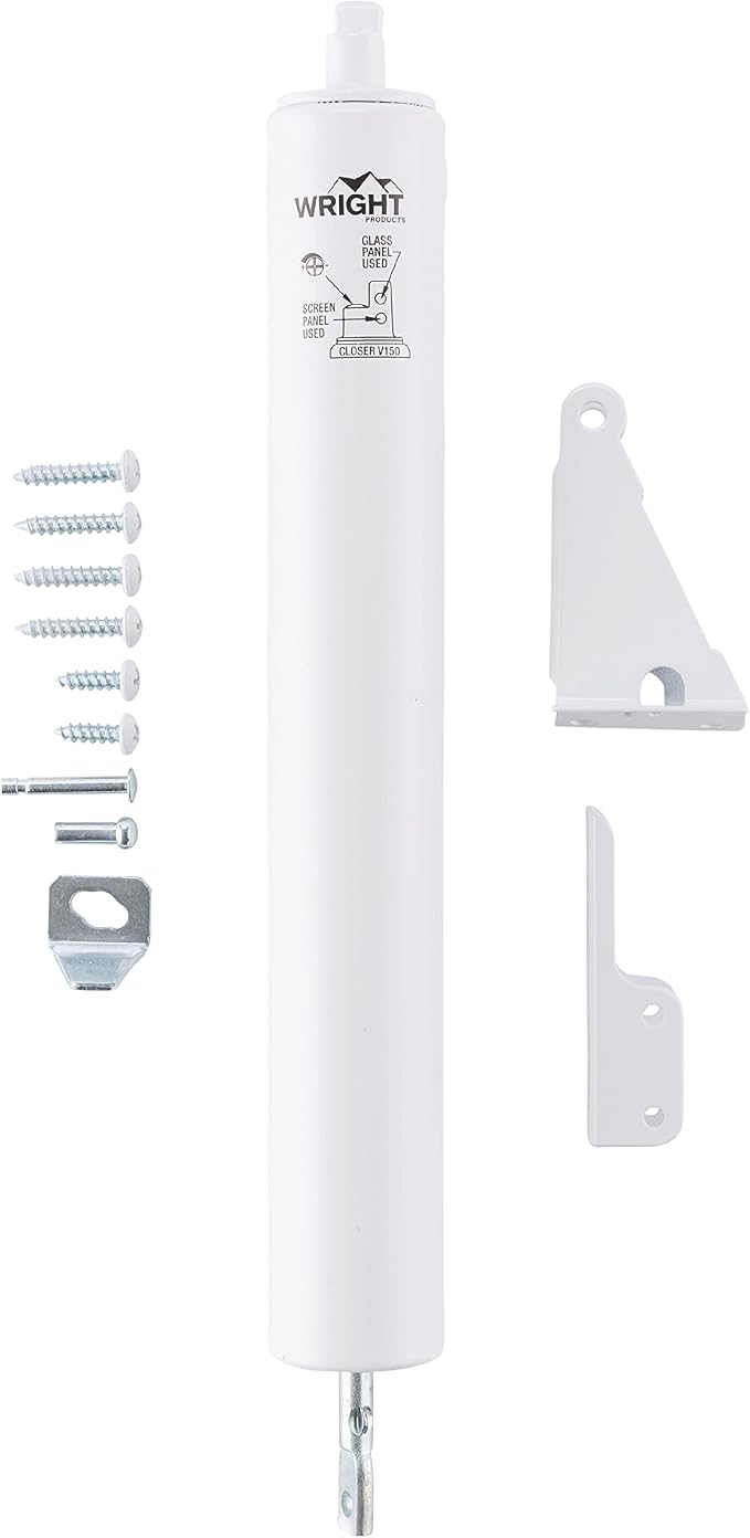 Wright Products Heavy-Duty Pneumatic Storm Door Closer – Durable, Adjustable by WrightProducts