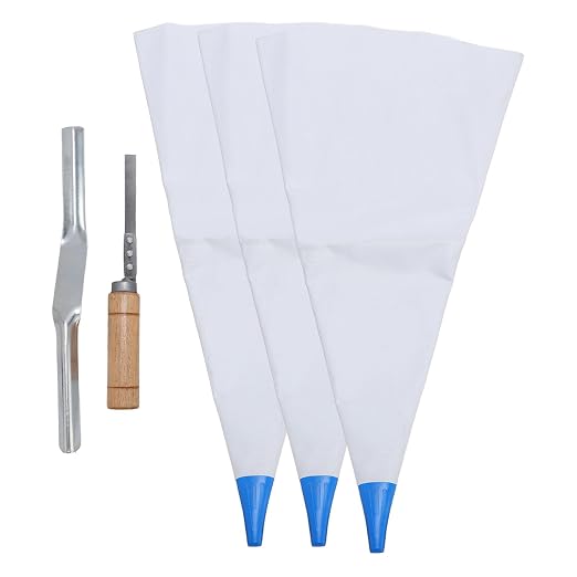 GOTOTOP Grout Bag Set PVC Stainless Steel Mortar Bag Kit - Image 6