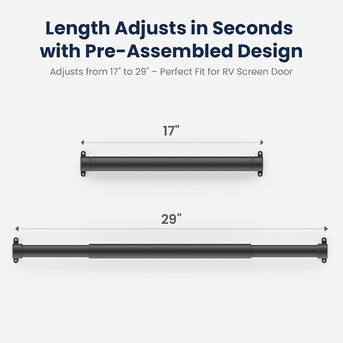 Aluminum RV Screen Door Handle Grab Bar- Camper Entry Accessories | - Image 3