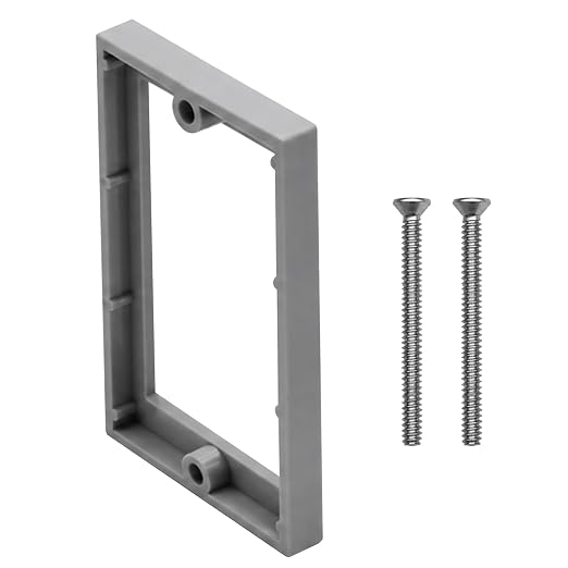 Single Gang Outlet Box Extender, 1 Pack | Includes screws; suitable by YQSIYU