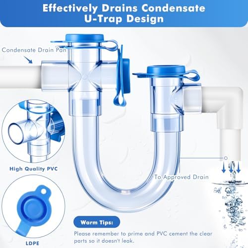 4 Pack 3/4 Inch Standard Condensate Trap - Image 4