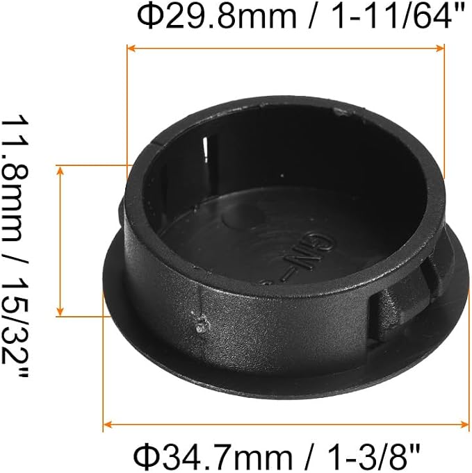 uxcell 1-11/64" Plastic Hole Plugs - Image 2