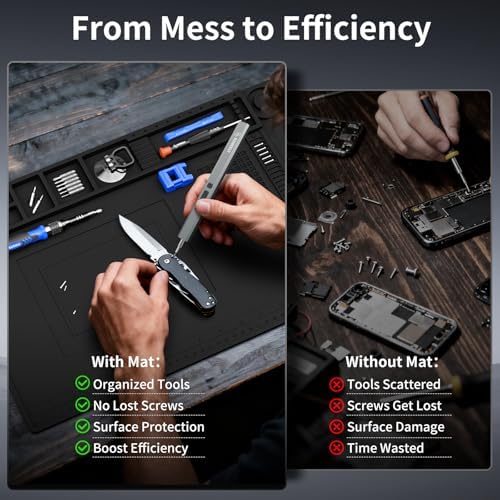 STREBITO Soldering Mat Electronics Mat Silicone Repair Mat 17.7''x11.8'' - Image 2