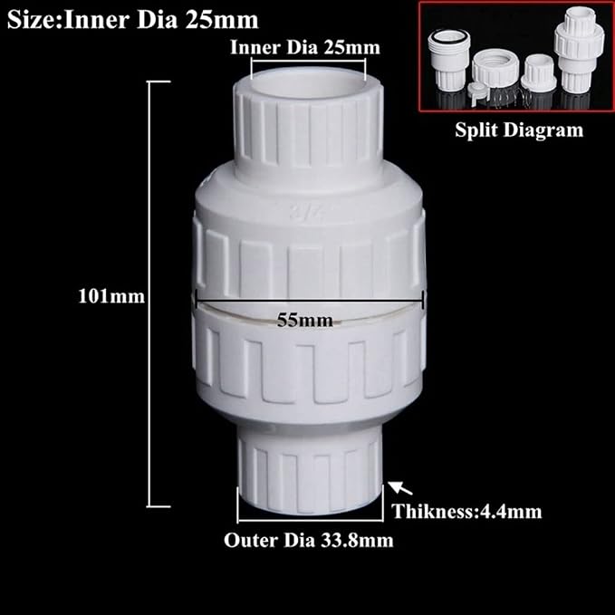 Ball Valve, Adapter Garden Watering Irrigation Water Supply Pipe Connector ID - Image 2