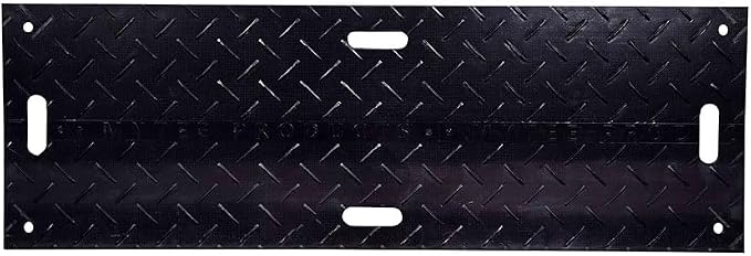 6 Pk 2' x 6' - 1/2" Thick Heavy Duty Ground Protection Mats - Easily Supports by MyteeProducts