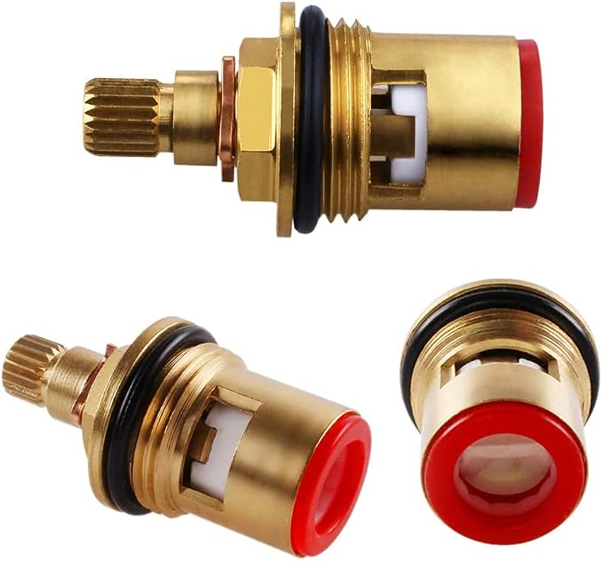 Brass Ceramic Cartridge, G1/2" Tap Ceramic Stem Cartridges Replacement - Image 3