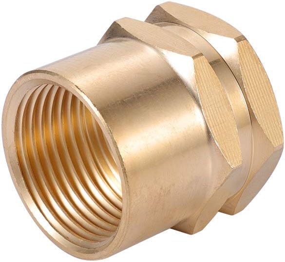 Brass Garden Hose Adapter, 3/4”GHT Female x 3/4”NPT Female Connector, GHT to - Image 4