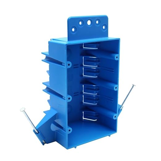 3-Gang PVC New Work Electrical Box by XGGYA