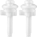 Jetec 2 Pack Toilet Seat Screws Kit, Plastic Bolts Nuts & Washers by Jetec