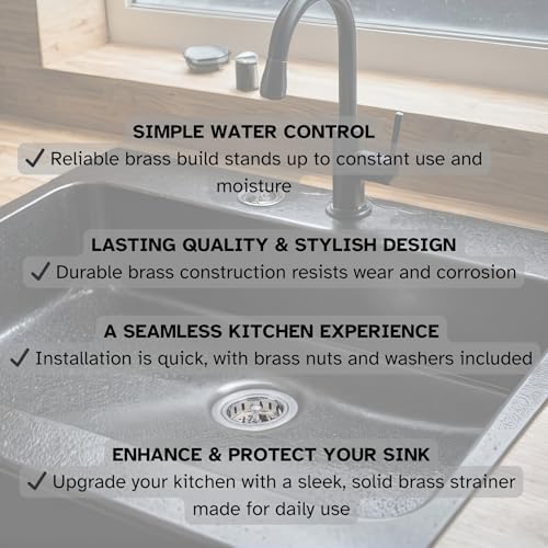 Westbrass A2165-26 4-1/4" OD Post Style Large Kitchen Basket Strainer - Image 5
