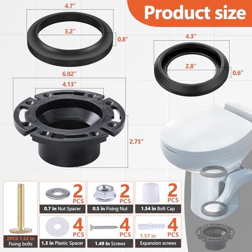 RV Toilet Flange & 34120 Waste Ball Seal - Image 4