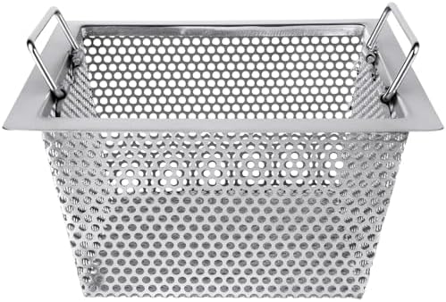 Commercial Floor Drain Strainer Super Large Drainage Area, Double Handle Basket - Image 2