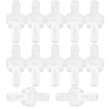 12 Packs Check Valve 5/16” One-Way PVDF Plastic Hose Barb by JoyTube