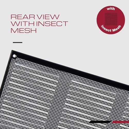 18x6 Vent Cover with Built-in Screen - Image 7