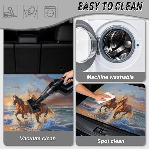 Sea Horse SUV Car Trunk Mat 29"x39" - Image 5