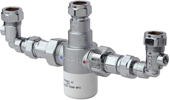 Bristan MT503CP-ISOELB 15mm Thermostatic Mixing Valve, Elbow Isolation by Bristan