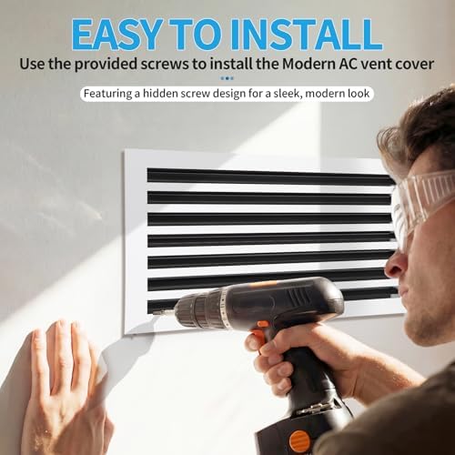 30x14 Modern AC Vent Cover, Decorative Air Vent Register Grille - Image 4