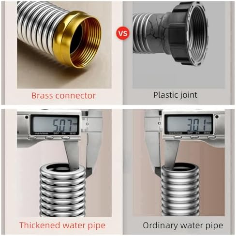 1 1/2 p trap, 201 stainless under sink plumbing kit, odor proofunder sink pipe - Image 4