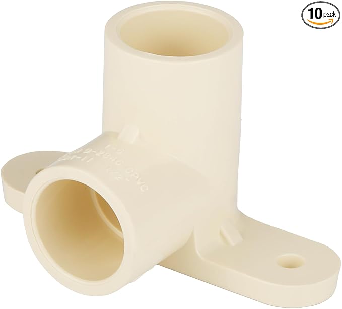 10 Piece EFIELD CPVC-CTS 90-Degree 3/4" Slip Drop Ear Elbow Fittings | Wing by EFIELDPEXTUBING