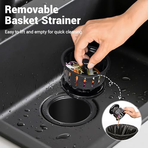 Kitchen Extended Garbage Disposal Flange Strainer Stainless Steel Assembly Kit - Image 5