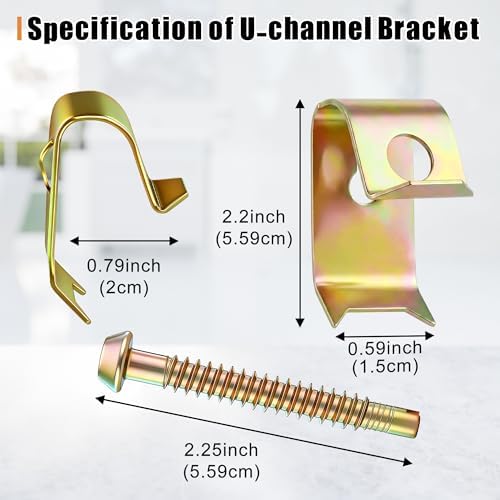 14 Pack Undermount Sink Clips, Countertops up to 1-1/2" Thick - Image 3