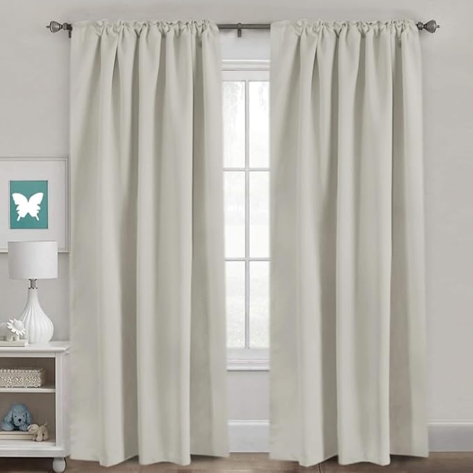 H.VERSAILTEX Blackout Curtains Thermal Insulated Window Treatment Panels Room - Image 2