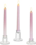 Glasseam Glass Taper Candle Holders, Christmas Decorations, Wedding Table by Glasseam