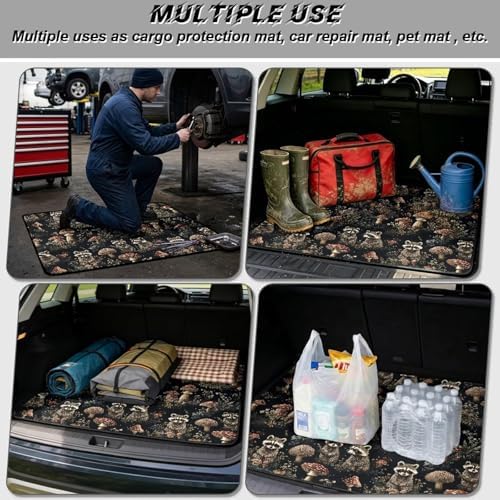 Pink Ribbon Trunk Mat for Car Snow Gear Trunk Mat Universal Waterproof Cargo - Image 3