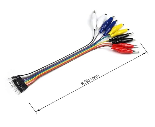 UCTRONICS Breadboard Alligator Clip Jumpers - Image 4