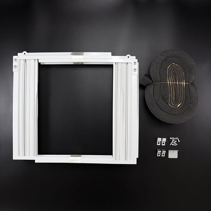 AC Side Panels with Frame Kit for Window Air Conditioner, Adjustable Insulated - Image 2