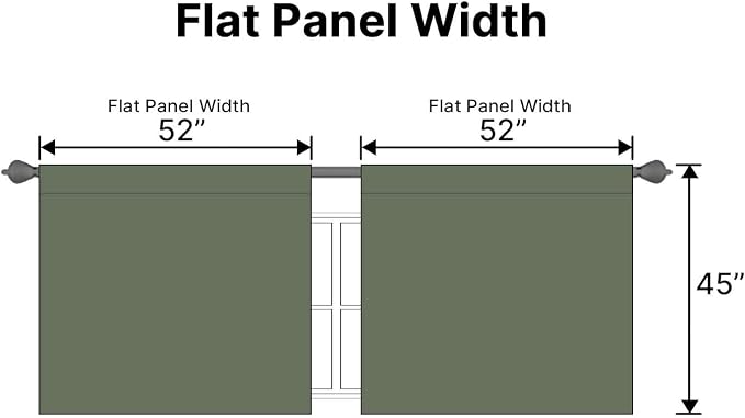H.VERSAILTEX Blackout Curtains Thermal Insulated Window Treatment Panels Room - Image 7