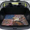 Stained Glass Eagle All Purpose Trunk Mat Universal Waterproof Cargo Liner by Mintulipy