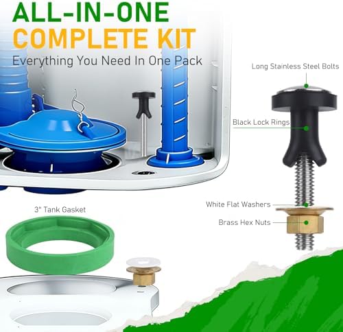 Jamini 3” Toilet Tank to Bowl Coupling Kit, Compatible - Image 5