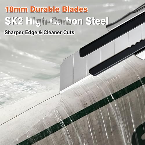 18mm Premium Alloy Handle Utility Knife, - Image 3