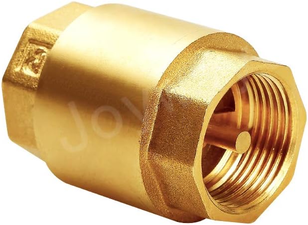 Joywayus Brass Check Valve 1/2" NPT Thread Female One Way Backflow Preventer - Image 4