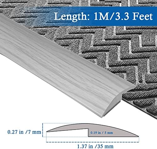 FONUNO Carpet Transition Strip Self Adhesive Floor Transition Strip - Image 2
