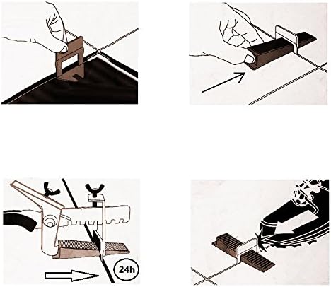 Tile Leveling System Reusable Wedges 300 Pcs | - Image 5