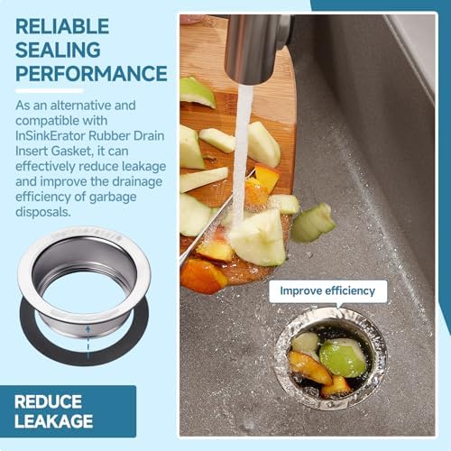 2PCS Kitchen Sink Drain Seal for InSinkErator Garbage Disposal Gasket - Image 5
